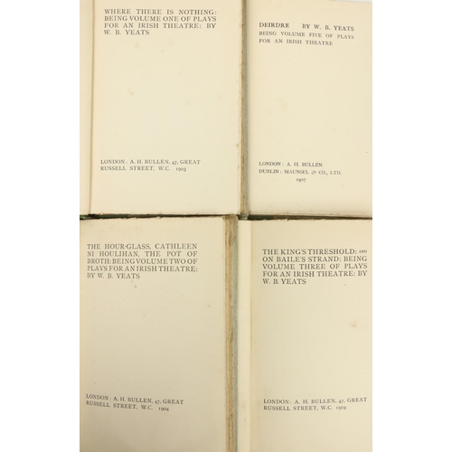 625 - Yeats (W.B.)  Plays for An Irish Theatre, 4 vols. as follows: Vol. I Where There is Nothing,... 8vo ... 