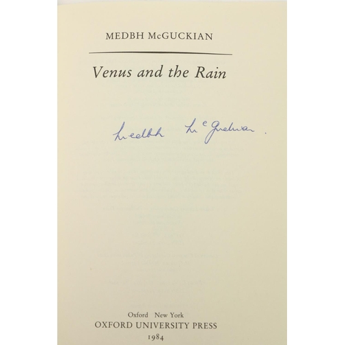 633 - Northern Ireland Poetry: Mc Guckian (Medbh) The Flower Master, Oxford 1982. Signed; & 2 others S... 