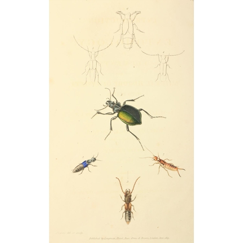 653 - With Hand-Coloured PlatesKirby (Wm.) & Spence (Wm.) An Introduction to Entomology, 4 vols. 8vo L... 