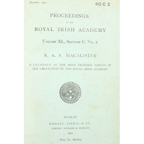 678 - Creswell (Oliver D.) Irish Medals, 4to Belfast 1961. Typescript No. 51 of Lim. Edn. 150 Copies only,... 