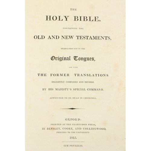 773 - The O'Brien Family Bible  Bindings: The Holy Bible, Containing the Old and New Testaments, Illustrat... 