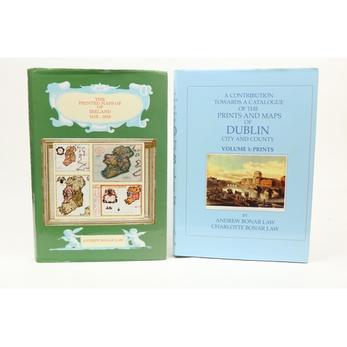 790 - Maps etc:  Bonar Law (A.) The Printed Maps of Ireland 1612-1850, folio Dublin 1997; also A Contribut... 