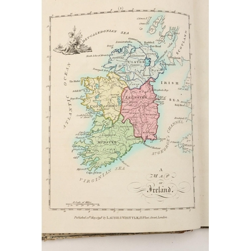 235 - With very fine hand coloured MapsAtlas:  Scale (Bernard)  An Hibernian Atlas, or Gneral Description ... 