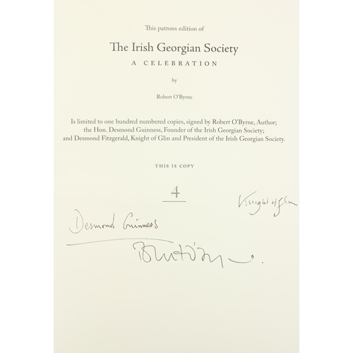 778 - O'Byrne (Robert) The Irish Georgian Society - A Celebration, lg. 4to Dublin 2008. Limited Edition, N... 