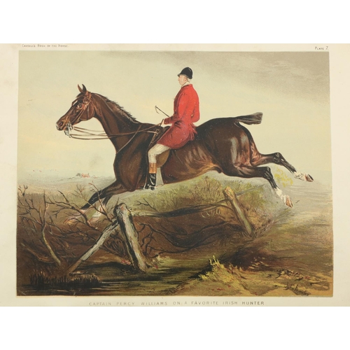 781 - With Coloured Plates Sidney (S.) The Book of the Horse, thorough-bred, half-bred & cart-bred. Lg... 