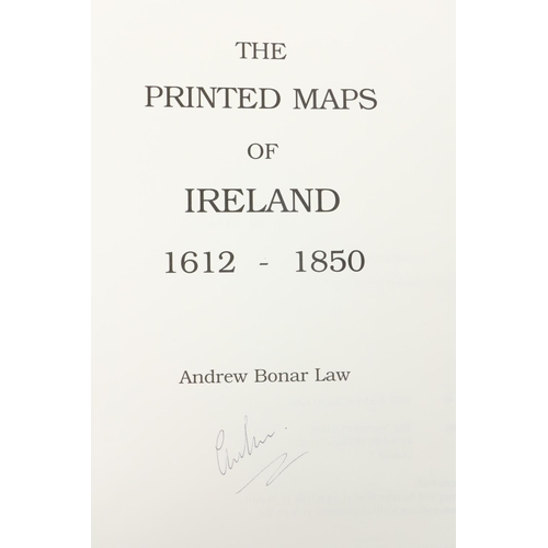 790 - Maps etc:  Bonar Law (A.) The Printed Maps of Ireland 1612-1850, folio Dublin 1997; also A Contribut... 