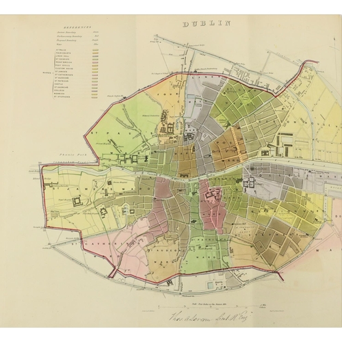 792 - With 76 Hand-Coloured MapsHouse of Commons:  Municipal Corporation Boundaries (Ireland), Copy of Ins... 