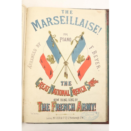 801 - Music: Four volumes of Sheet Music, approx. 120 pieces, including several by Percy French, some inte... 