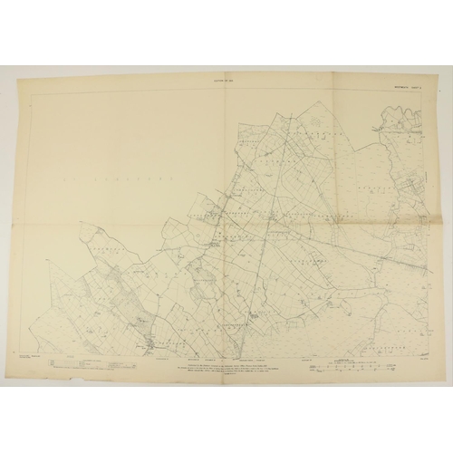 810 - Co. Westmeath:  Ordnance Survey Maps, engd. fold. Index Map to Co. Westmeath, c. 1886, & collect... 