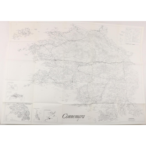 765 - Maps: Irish, Robinson (Tim) a set of three folding maps of The Burren, OIleáin Arann and Connemara, ... 