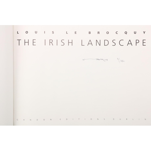 767 - Signed Limited EditionLe Brocquy (Louis) The Irish Landscape, oblong 4to, Dublin (Gandon Editions) 1... 