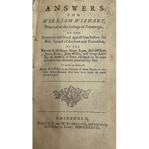 815 - Scottish Interest etc: Arbuthnot (J.) A Sermon Preach'd to the People at the Market Cross of Edinbur... 