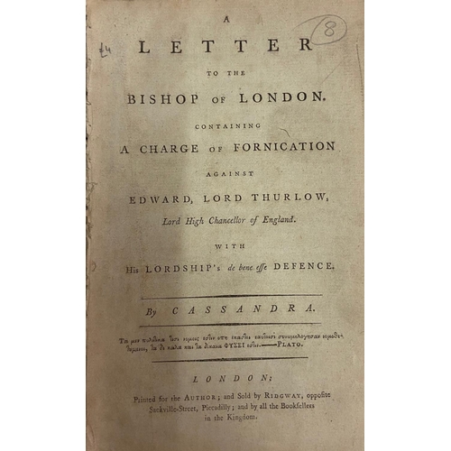 821 - 18th Century Pamphlets: 1. [Kennet (Wh.)] The Present State of Convocation, In a Letter, Giving the ... 