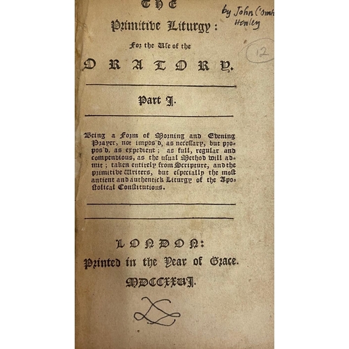 821 - 18th Century Pamphlets: 1. [Kennet (Wh.)] The Present State of Convocation, In a Letter, Giving the ... 