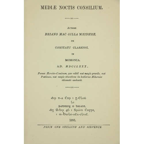 825 - Rare Second EditionMac Gilla Meidhre (Briano) [Merryman (Brian)] Mediae Noctis Consilium, 12mo D. (P... 