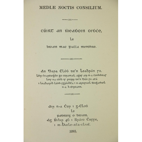 825 - Rare Second EditionMac Gilla Meidhre (Briano) [Merryman (Brian)] Mediae Noctis Consilium, 12mo D. (P... 