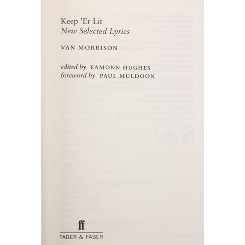 755 - Morrisson (Van) Keep 'Er Lit,, 8vo, L. (Faber & Faber) 2020, Signed Limited Edition, No. 90 (250... 