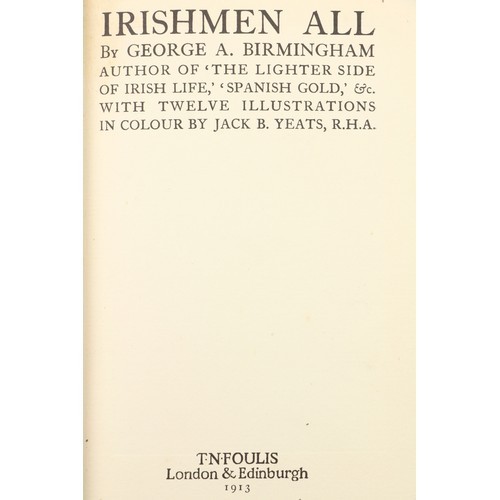 756 - With Illustrations by Jack B. YeatsSynge (J.M.) The Aran Islands, 8vo, D. (Maunsel & Co.) 1912, ... 