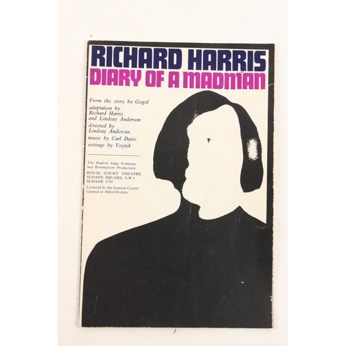 873 - Signed by Richard HarrisAutographs: Anderson (Lindsay) director Diary of a Madman, 8v... 