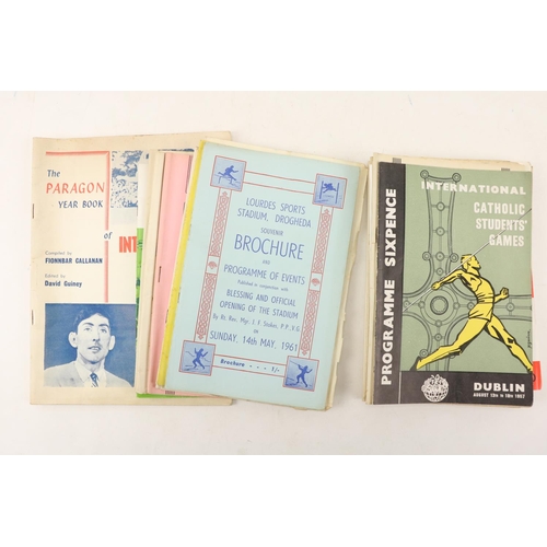 897 - Programmes:  Irish Athletics 1950's - 70's, a large collection of various Athletic Meets throughout ... 