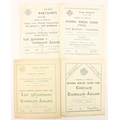 Programmes:  G.A.A. - N.H.L. (National Hurling League) 1950's / 60's, a group of 4 Official Programm... 