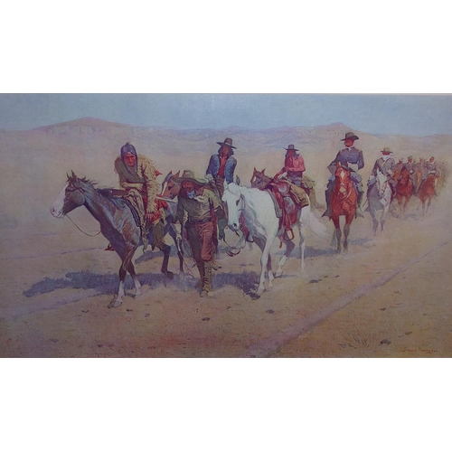 184 - After Frederic Sackrider Remington (1861-1909)A set of 6 artist's Proof coloured Lithographs includi... 