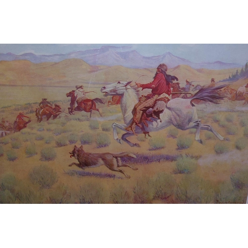 184 - After Frederic Sackrider Remington (1861-1909)A set of 6 artist's Proof coloured Lithographs includi... 