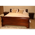 A very good Empire style mahogany Bedroom Suite, comprising 6' Bed; a pair of Bedside Cupboards; a s... 