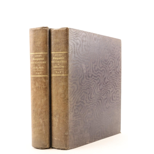 495 - Lewis (Samuel)  A Topographical Dictionary of Ireland, 2 vols. v. lg. 4to Lond. 1837. ... 