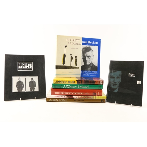 505 - O'Brien (Eoin) The Beckett Country, 4to D. 1986, illus., cloth & d.w.; Wilmer (S.E.)&n... 