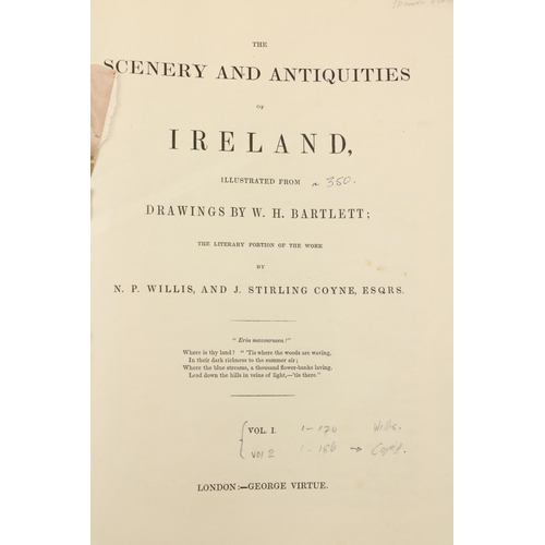 511 - Engraved Plates:  Bartlett (W.H.)  The Scenery and Antiquities of Ireland, 2 vols. in... 