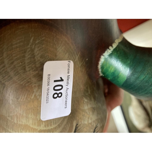 108 - John Gewerth, (XX-XXI) British SchoolA very fine carved and painted in monochrome Duck Decoy, and an... 