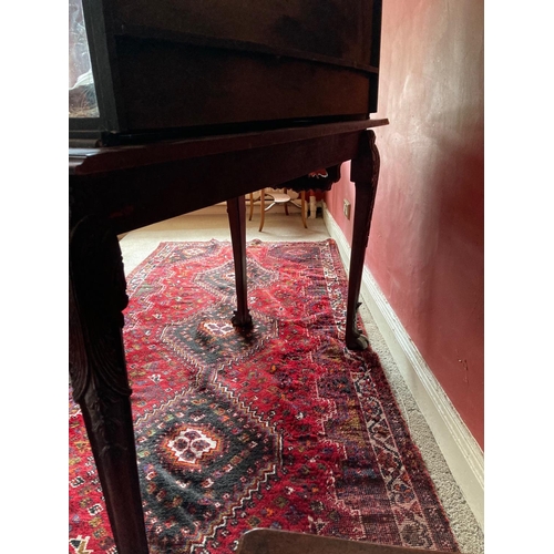 126 - An 18th Century style Irish mahogany Side Table, possibly Butler of Dublin, the rectangular moulded ... 