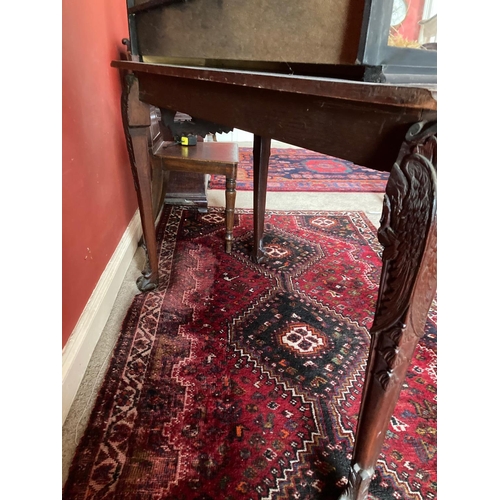 126 - An 18th Century style Irish mahogany Side Table, possibly Butler of Dublin, the rectangular moulded ... 