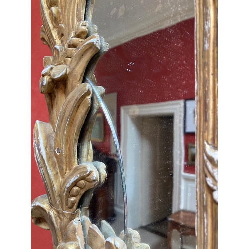 74 - An attractive and large early 18th Century French giltwood Mirror Overmantel, probably R. Gence, c. ... 