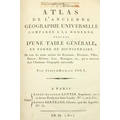 Atlas: Joly (Joseph-Romain) Atlas de l'Ancienne Geographie Universal Comparee a la Moderne, pre... 