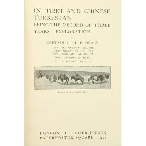 33 - Co. Tipperary, Author & Traveller: Deasy (Capt. H.H.P.) In Tibet and Chinese Turkestan Being the... 