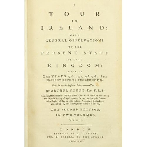 35 - Young (Arthur) A Tour in Ireland: with General Observations on the Present State of that Kingdo... 