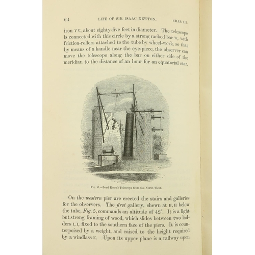 41 - Brewster (Sir D.) Memoirs of the Life, Writings and Discoveries of Sir Isaac Newton, 2 vols. 8v... 