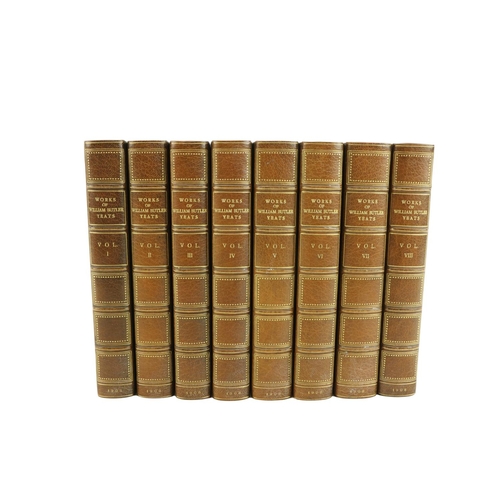 176 - Limited Edition in Fine BindingYeats (W. Butler) The Collected Works in Verse and Prose, 8vols. 8vo ... 