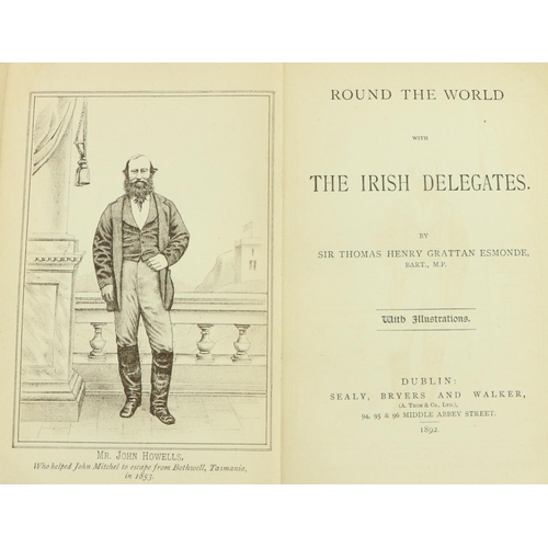 296 - Signed Presentation CopyCo. Wexford Author:  Grattan-Esmonde (Sir T. Henry) Round the World with The... 