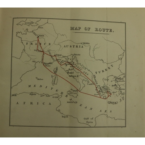 144 - Corrigan (Sir Dominic) Ten Days in Athens, with Notes by the Way, Summer of 1861. 8vo Lond. 1862 Fir... 