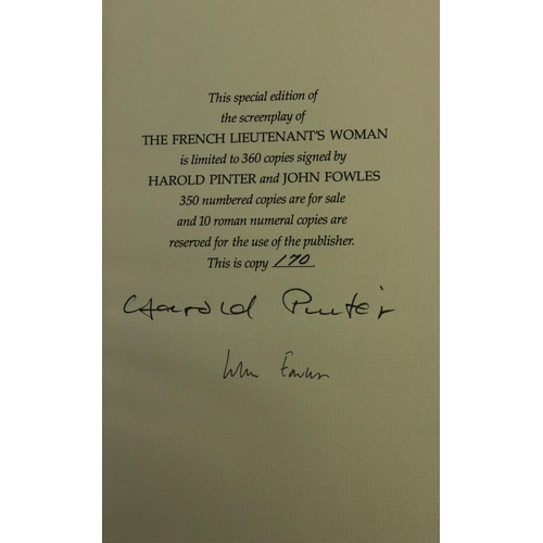 151 - Special Signed Limited EditionPinter (Harold) & Fowles (John) The French Lieutenant's Woman... 