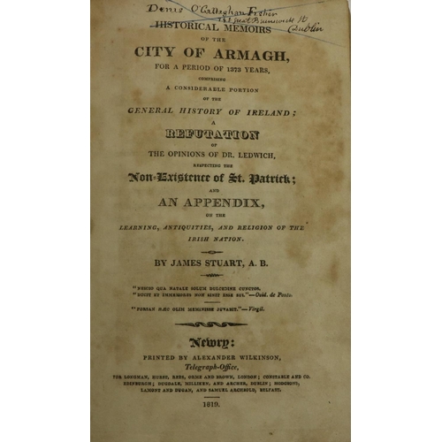 153 - Joy (Henry) Historical Collections Relative to the Town of Belfast, 8vo Belfast (G. Berwick) 1817, F... 