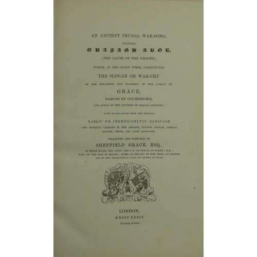 198 - One of 50 Copies OnlyGrace (Sheffield)comp. An Ancient Feudal War Song entitled Grasagh Aboe, (The C... 