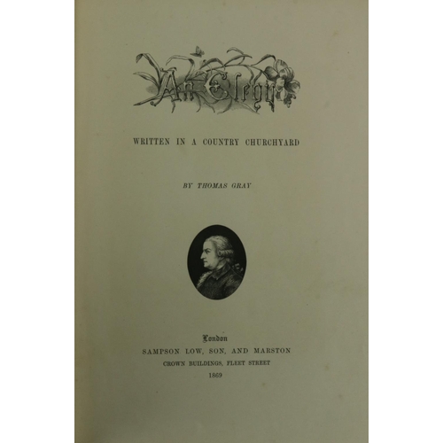 209 - With Fine Coloured PlatesBinding: Gray (Thomas) An Elegy written in a Country Churchyard, Sm. folio ... 