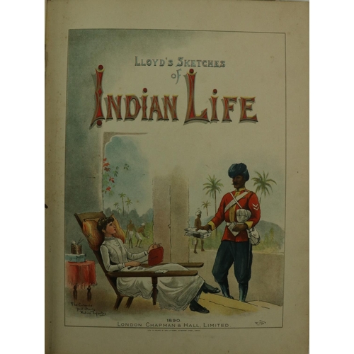 246 - Lloyd (W.) Lloyd's Sketches of Indian Life, folio L. (Chapman & Hall) 1890, 18 full page co... 