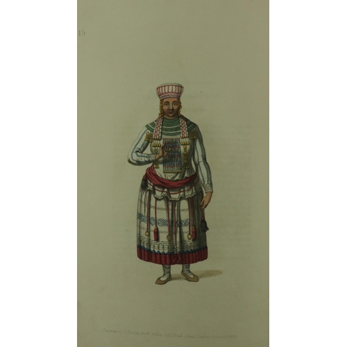 252 - Fine Hand Coloured Plates: [Miller (Wm.)] The Costume of the Russian Empire, .. with Descriptions in... 