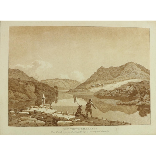 395 - Co. Kerry:  Fisher (Jonathan) A Picturesque Tour of Killarney, lg. oblong folio n.p., n.d. c. 1800. ... 