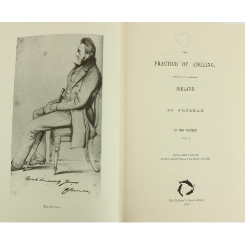 617 - Fishing:  O'Gorman - The Practice of Angling, Particularly in Ireland, 2 vols. roy 8vo Devon (Fly-fi... 